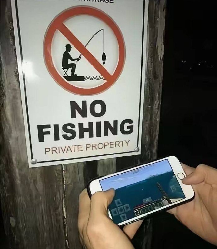 NO FISHING#mc #我的世界 #钓鱼 #梗图